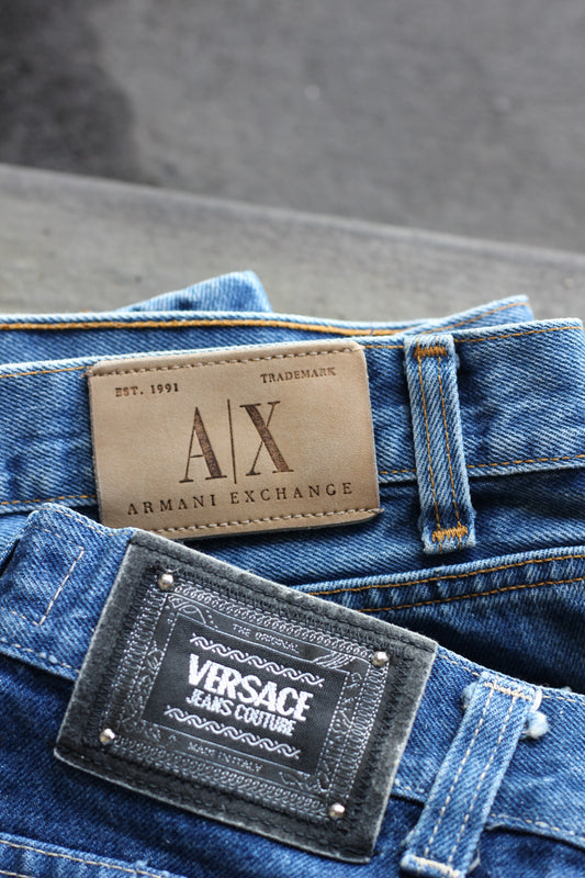 Old Versace & Armani Denim Pants x2点