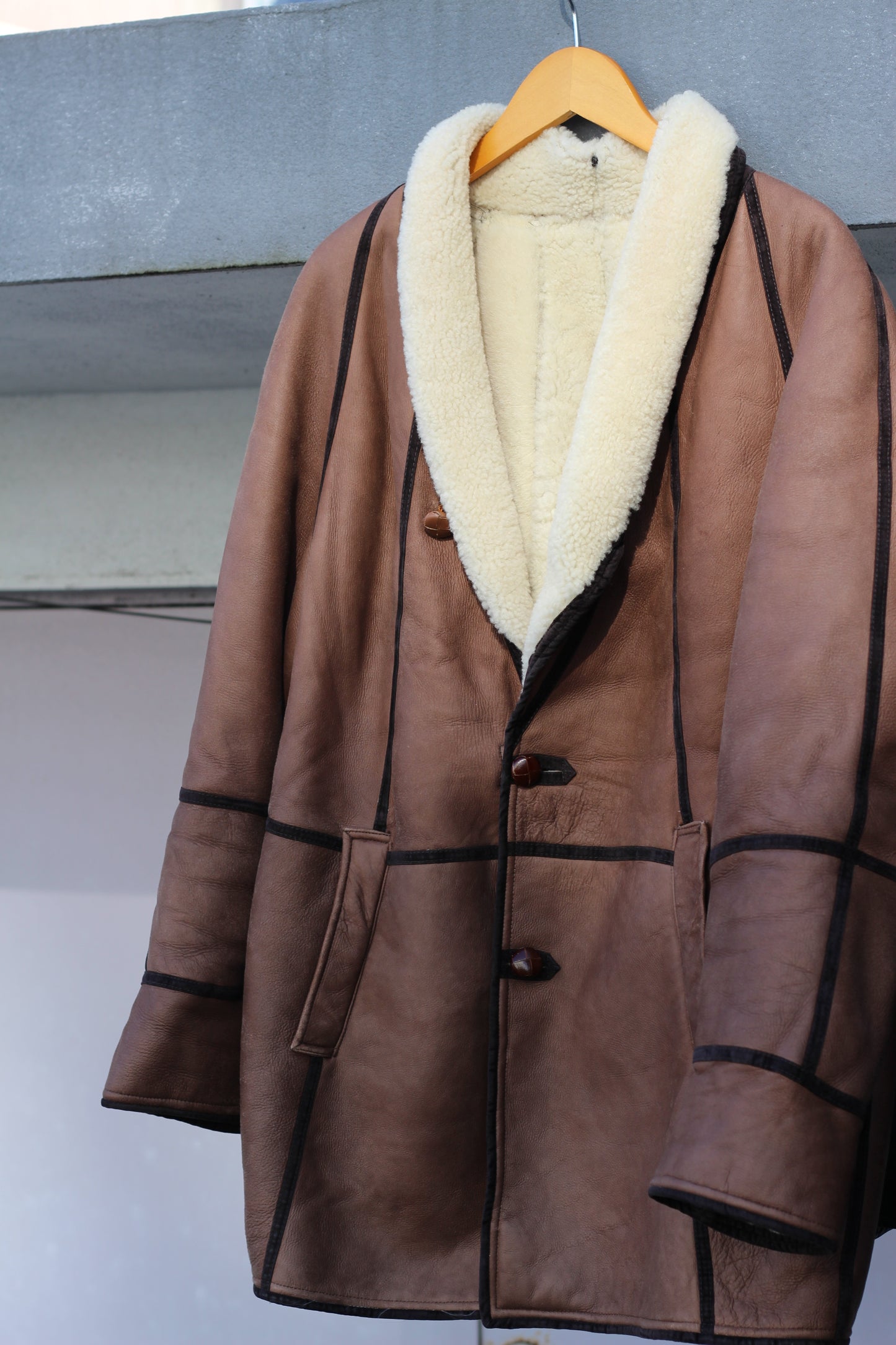 Men's Vintage Made In Italy & Brand Mouton Coat x3点