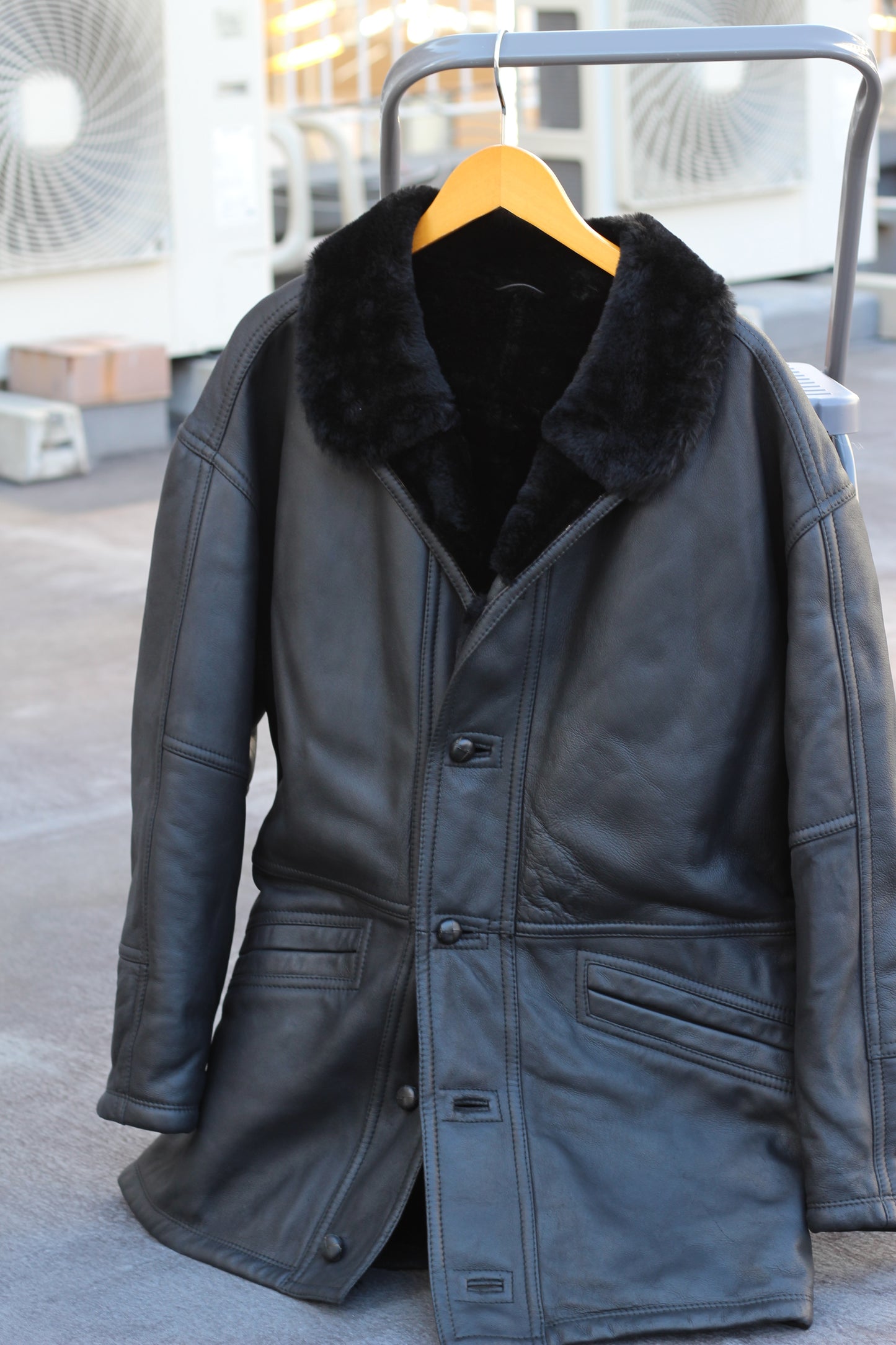 Men's Vintage Made In Italy & Brand Mouton Coat x3点