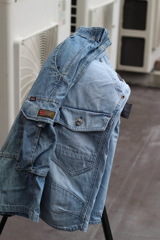Men's Cargo Denim Shorts x2点
