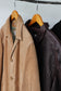 Men's brown leather jacket x4点