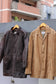 Men's brown leather jacket x4点