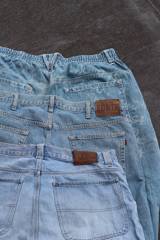 Men's Vintage Denim Shorts x3点