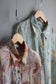 Vintage Sheer Flower Long Sleeve Blouse x4点