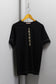 Men's Y2K Style Henley Neck T-Shirt x2点