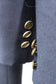 Men's Gold Button Tailored Jacket x4点
