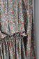 Vintage Design Flower Long Sleeve One-Piece x4点