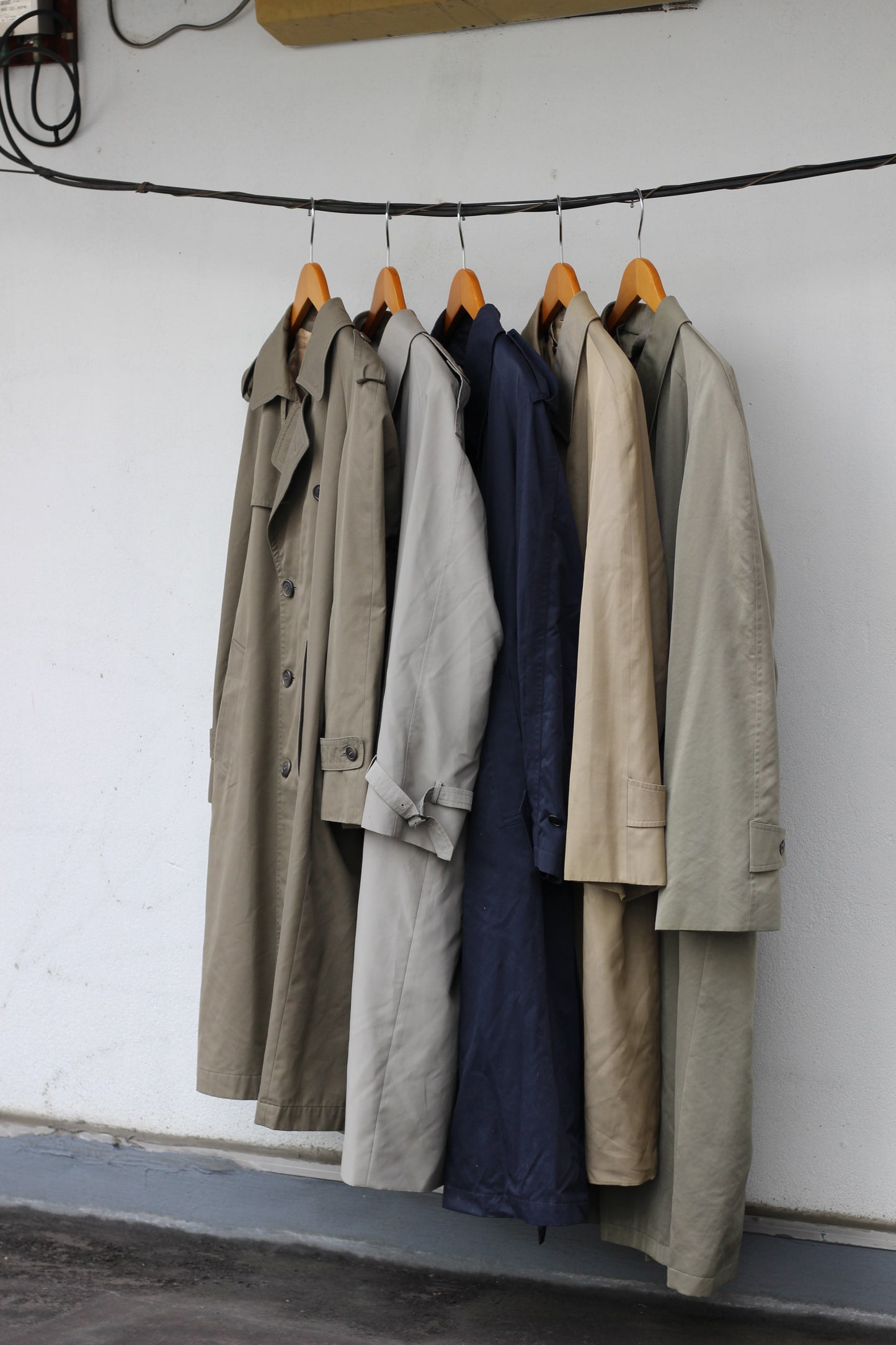 Men's trench & balmacaan long coat x5点