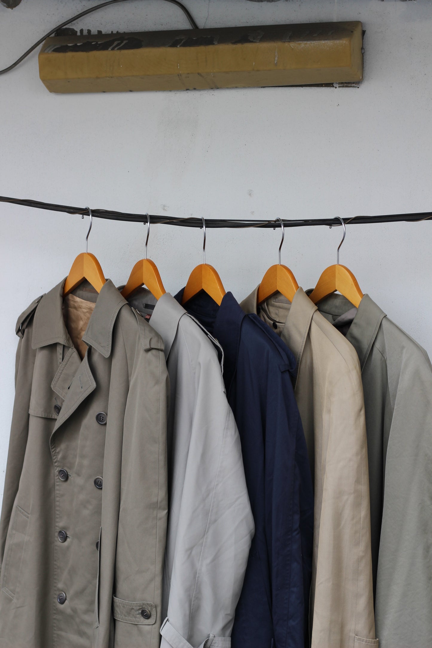 Men's trench & balmacaan long coat x5点