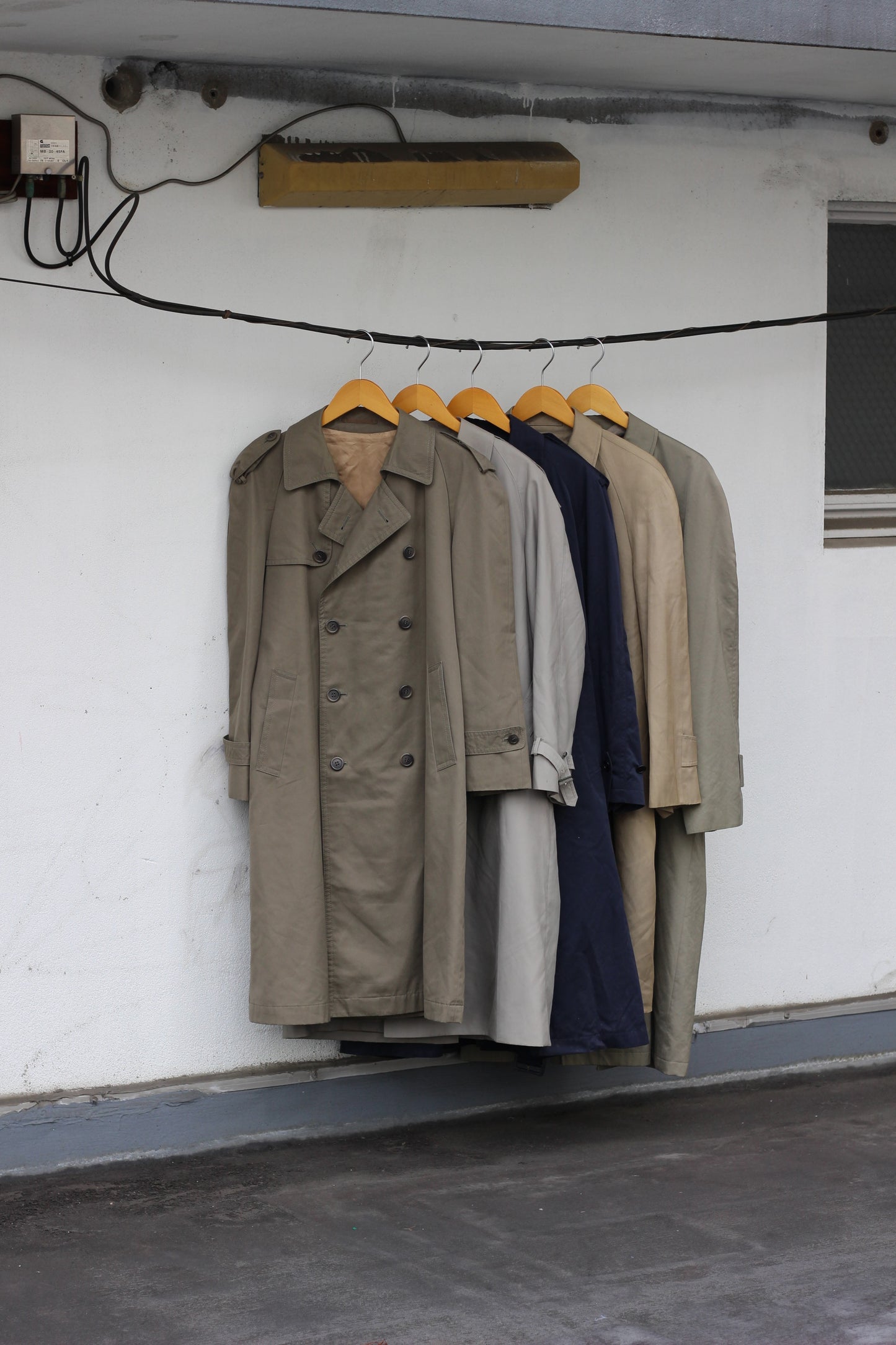 Men's trench & balmacaan long coat x5点