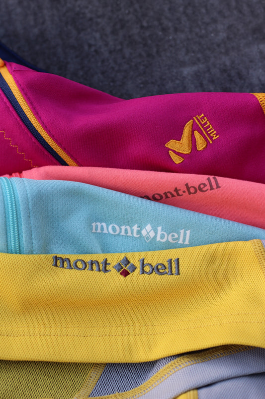 mont-bell & Millet Half-Zip Top x4点
