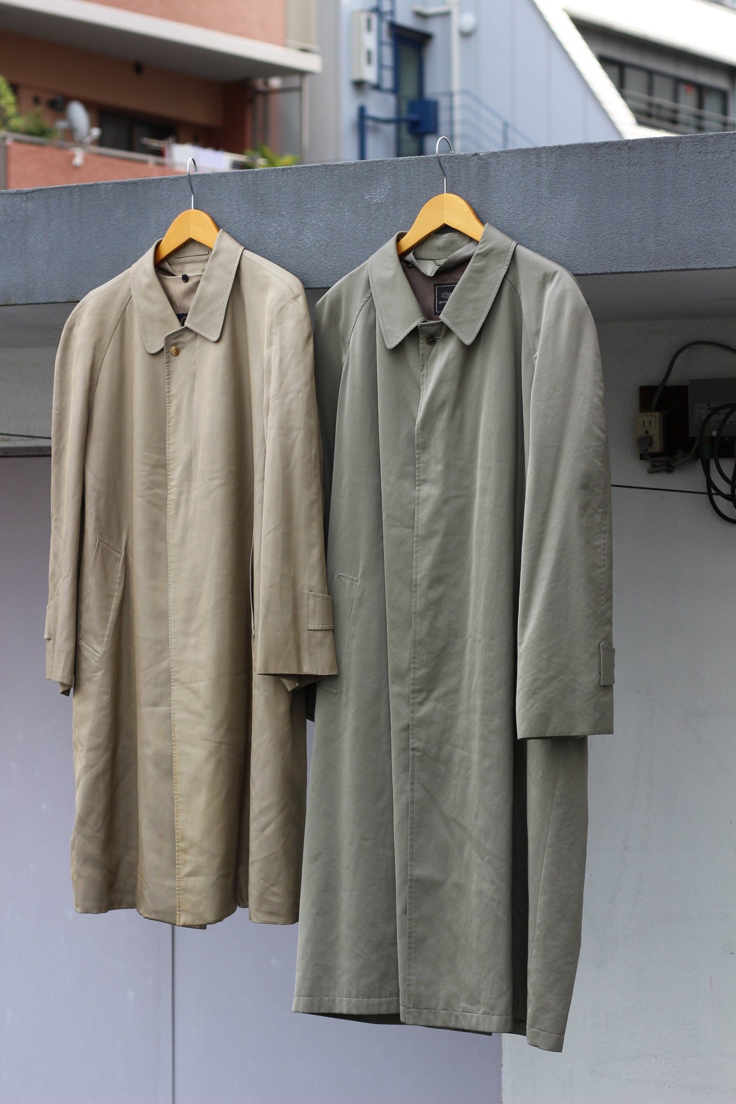 Men's trench & balmacaan long coat x5点