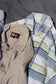 Men's USA brand Design Check Short Sleeve Shirt x15点