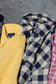 Men's USA brand Design Check Short Sleeve Shirt x15点