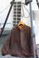 Men's Vintage Brown Blouson Short Leather Jacket x2点