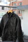 Men's Vintage Black Blouson Short Leather Jacket x4点