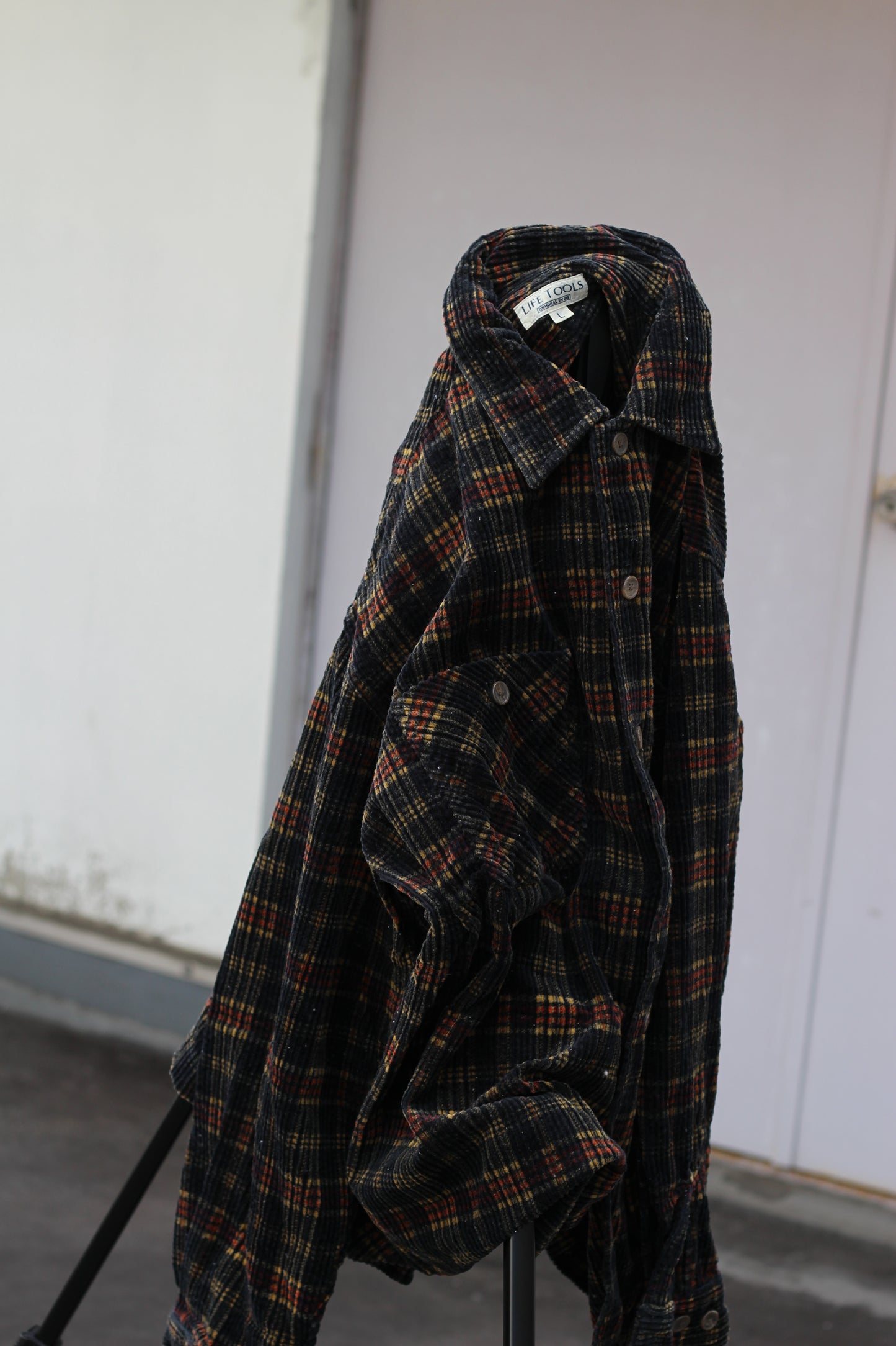 Men's Vintage Check Design Heavyweight Outerwear x3点