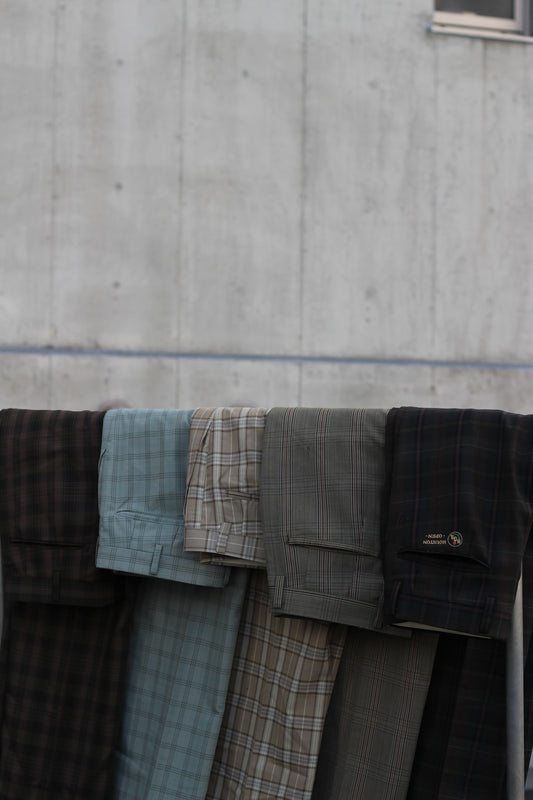 Men's Check Design Slacks x7点