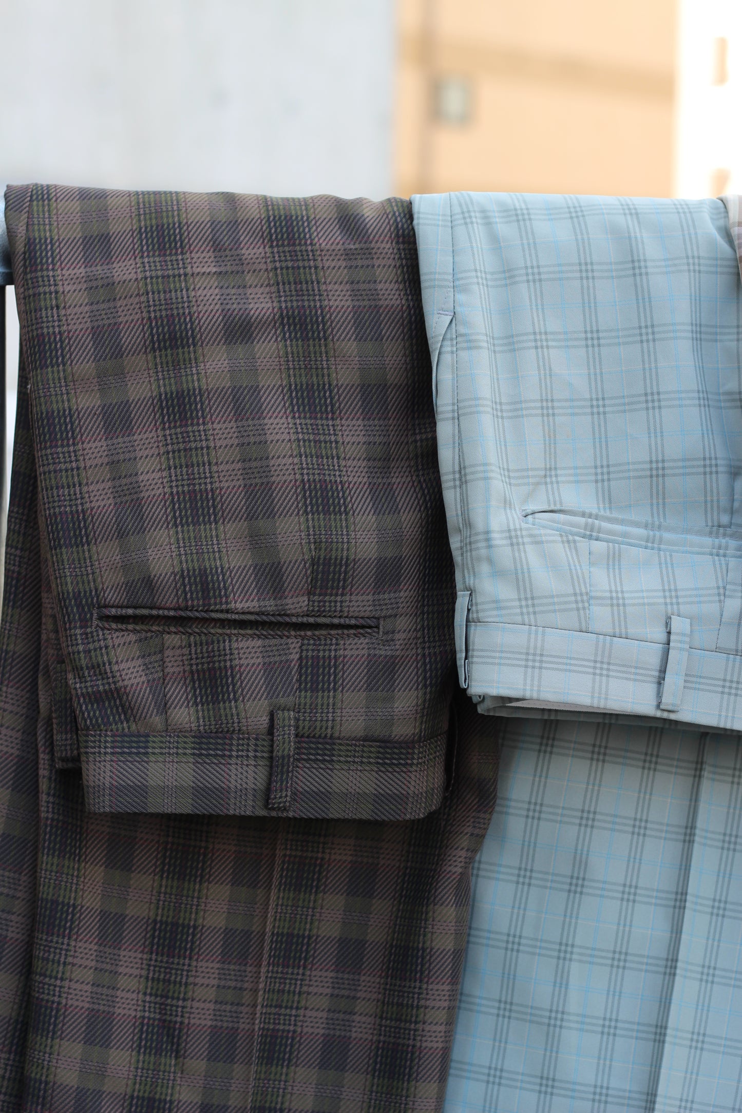 Men's Check Design Slacks x7点