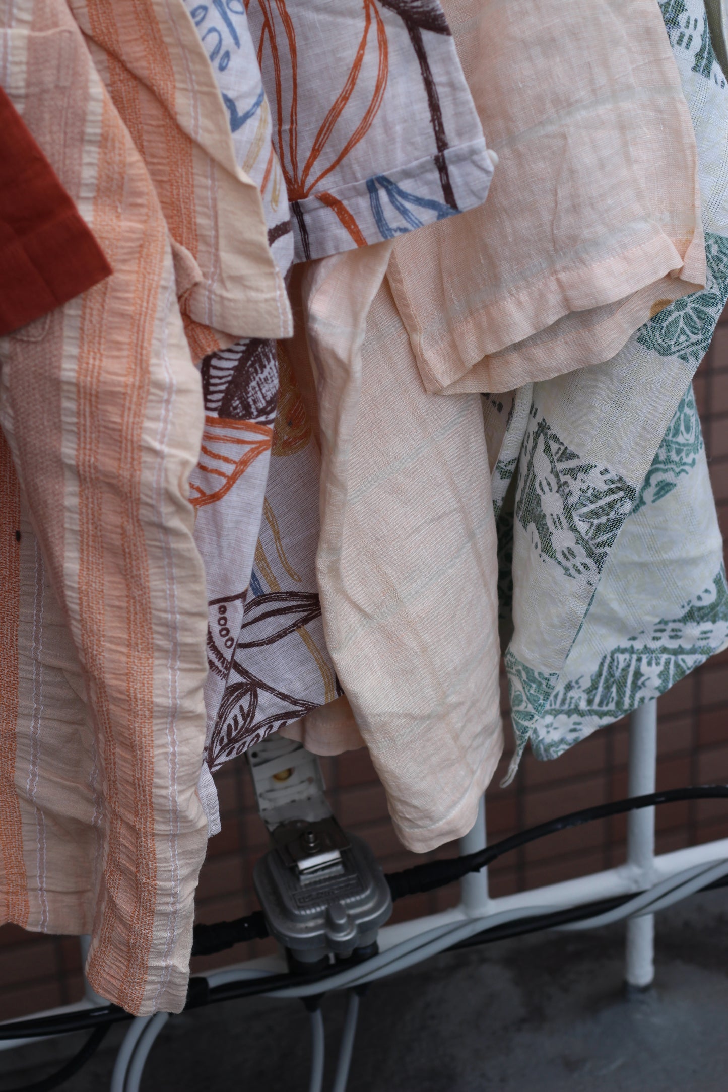 Men's Vintage Linen Blend Short Sleeve Shirt x8点