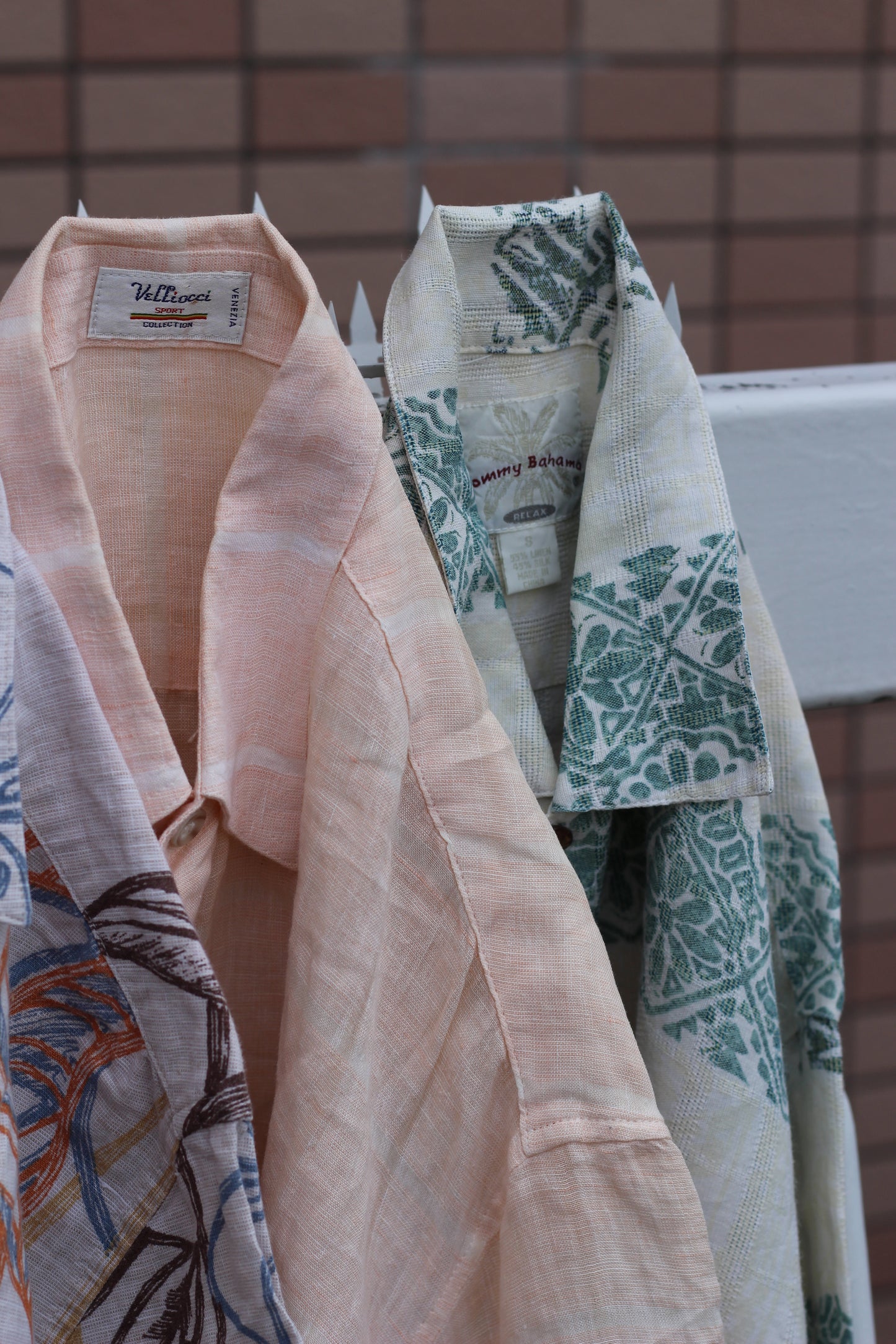 Men's Vintage Linen Blend Short Sleeve Shirt x8点