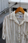 Men's White Design Open Collar Short Sleeve Shirt x14点