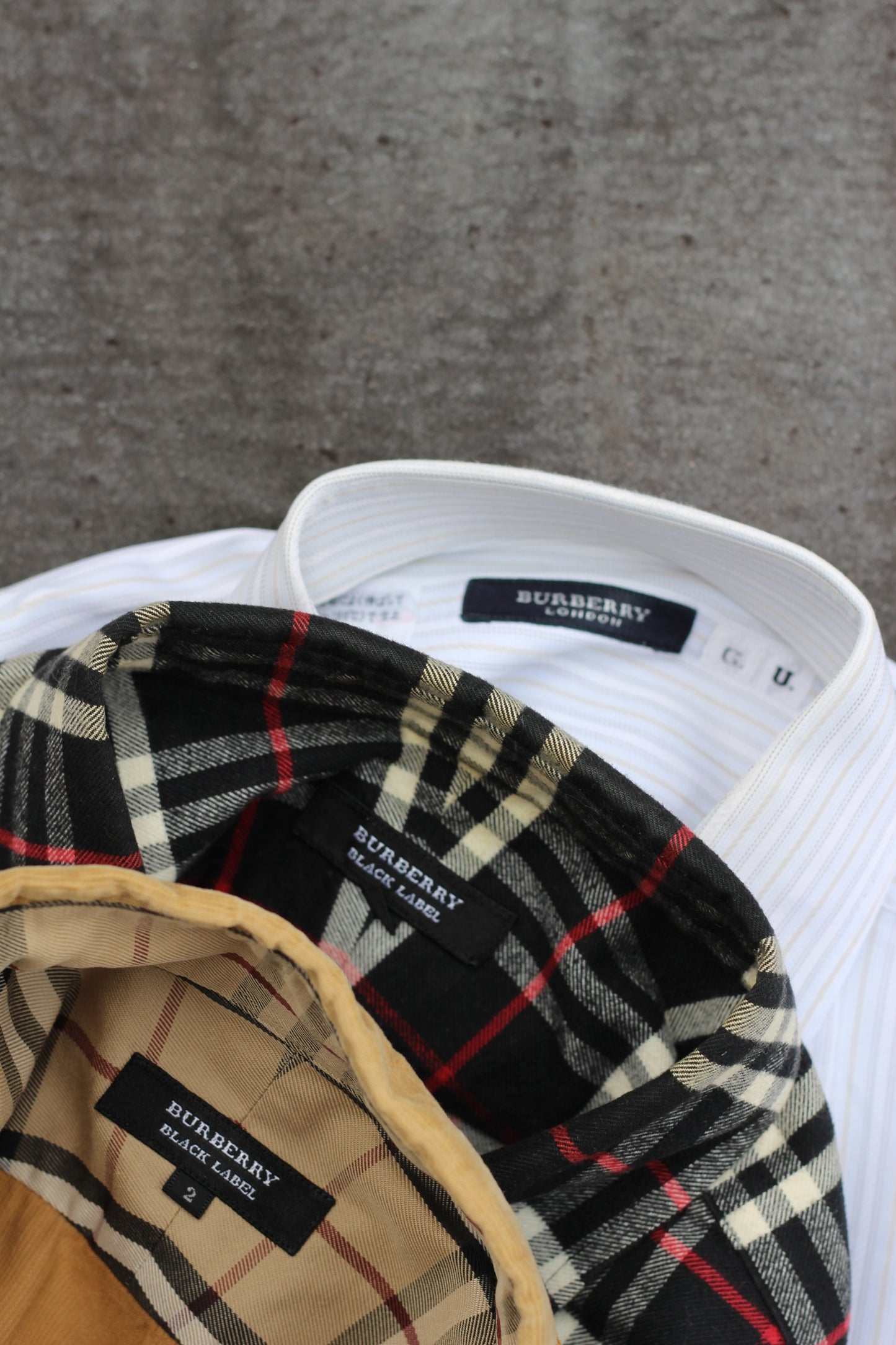 Men's Burberry Long Sleeve Shirt x3点