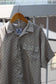 Men's White Design Open Collar Short Sleeve Shirt x14点