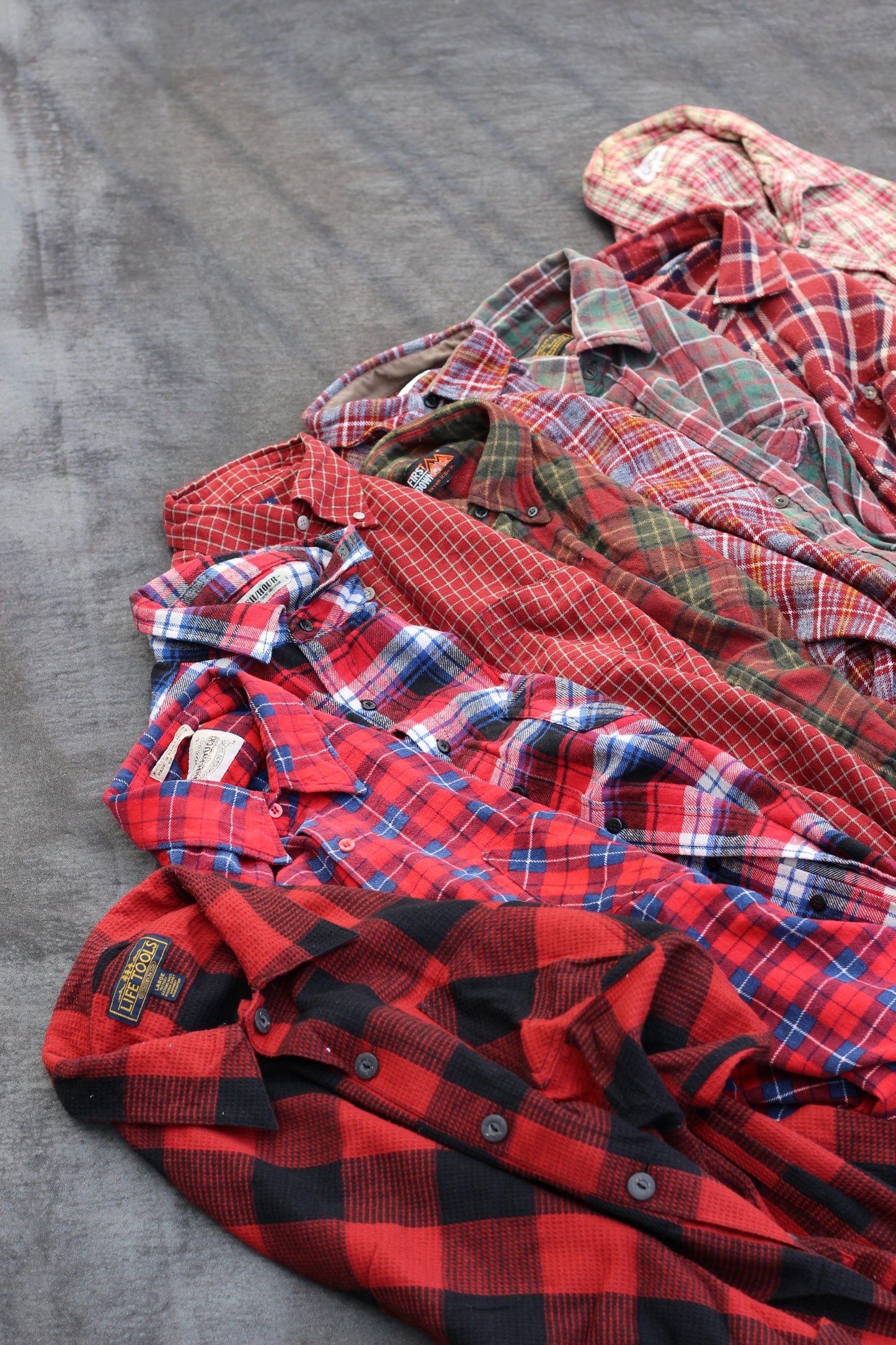 Men's Buffalo check wool shirt x9点