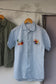 Men's Embroidery Design Open Collar Short Sleeve Shirt x5点