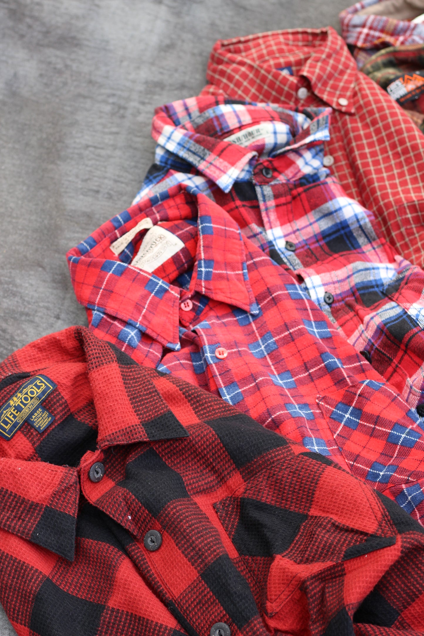 Men's Buffalo check wool shirt x9点