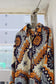 Vintage Design Big Print Long Sleeve Blouse x10点