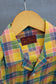 Men's Design Check Open Collar Short Sleeve Shirt x5点