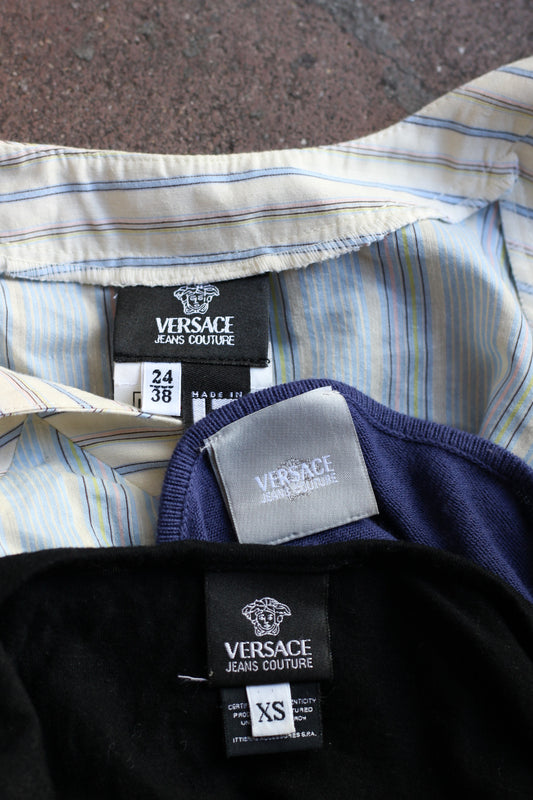 Y2K style Versace Tops Items x3点