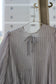 Vintage Jacquard Long Sleeve Blouse x6点