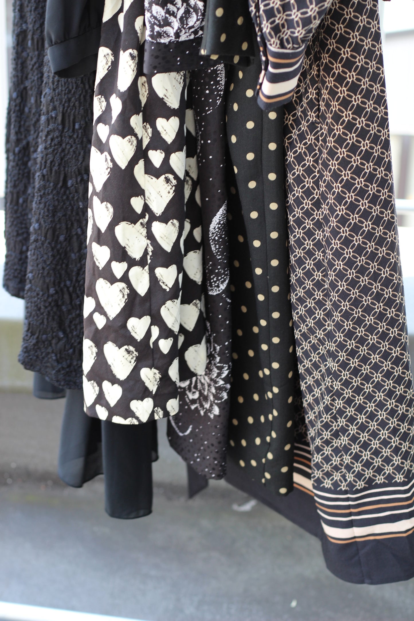 Vintage Black Design Long Sleeve One-Piece x10点