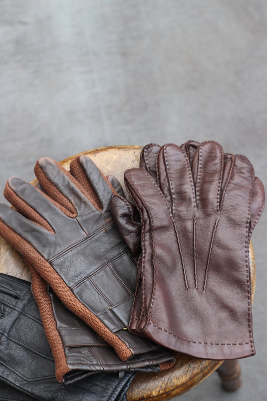 Leather Gloves x3点