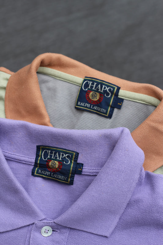 90's CHAPS Polo Ralph Lauren Short Sleeve Polo Shirt x2点
