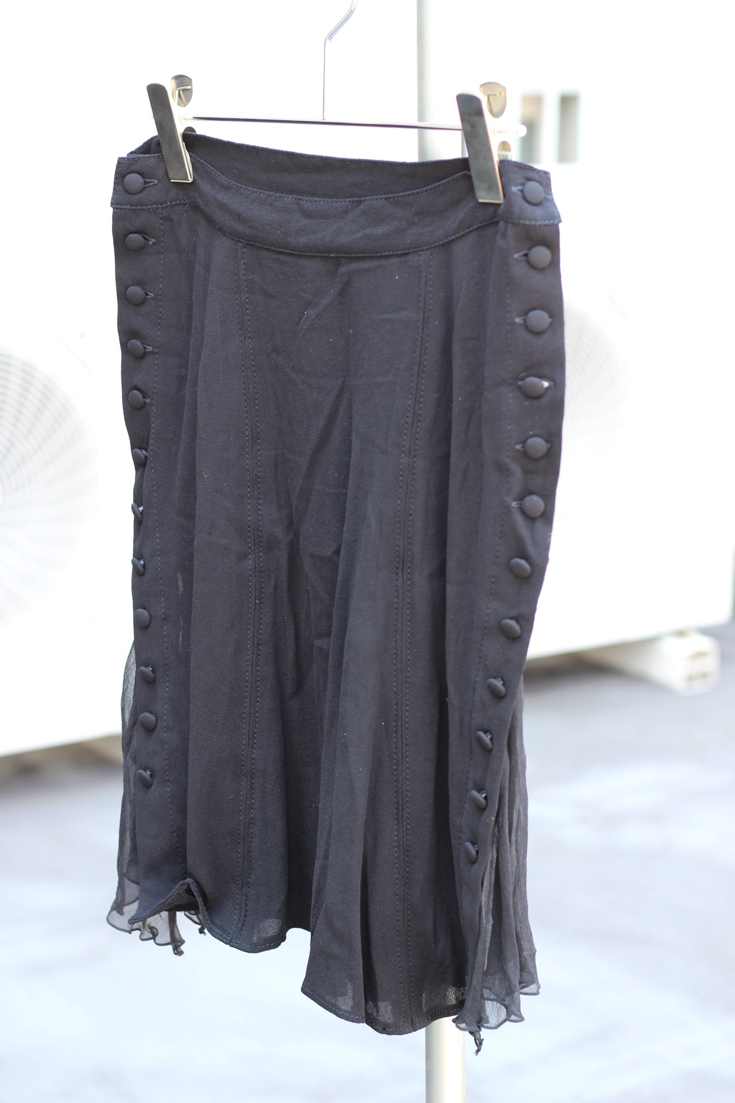 Import Vintage Black skirt x6点