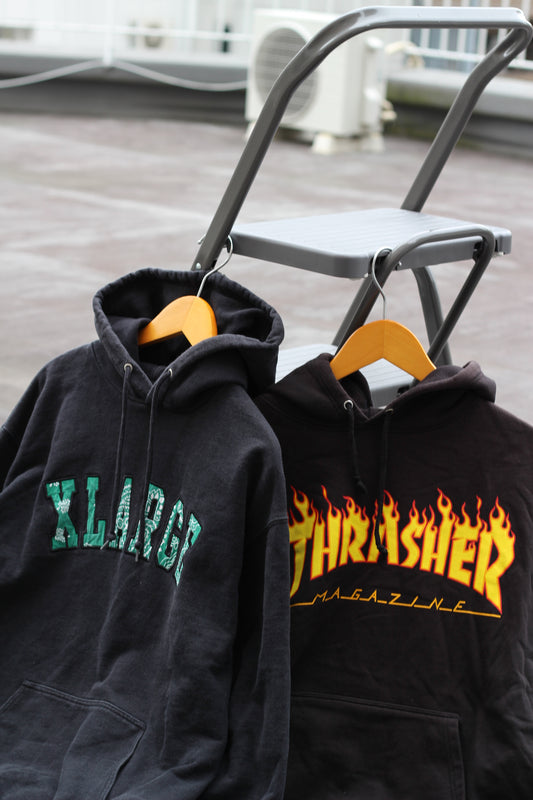 Street Brand Logo Print Hoodie x3点