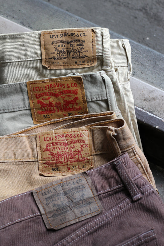 Levi's Beige Chino & Denim Pants x5点