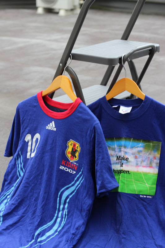Japan National Football Team 2003/2007 Support T-Shirt x2点