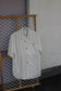 Vintage White Short Sleeve Shirt Blouse x9点