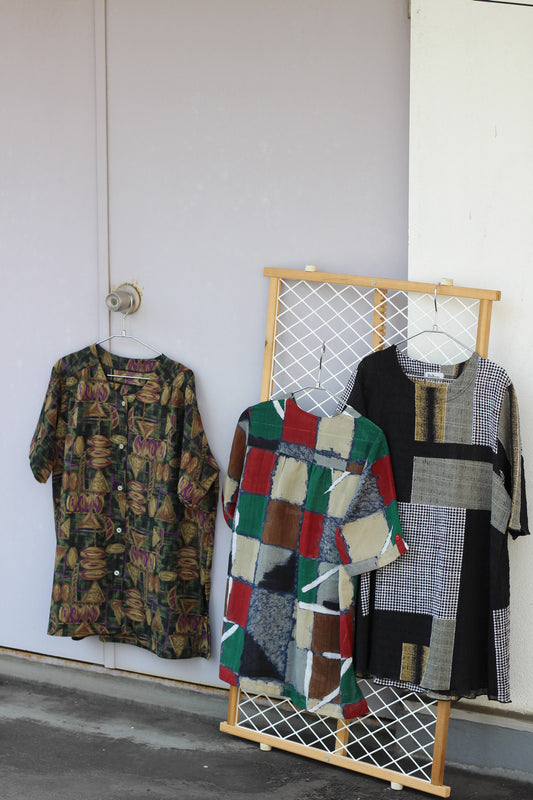 Vintage Design Short Sleeve Blouse x9点