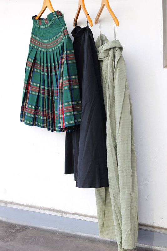 Ladies vintage import skirt x4点