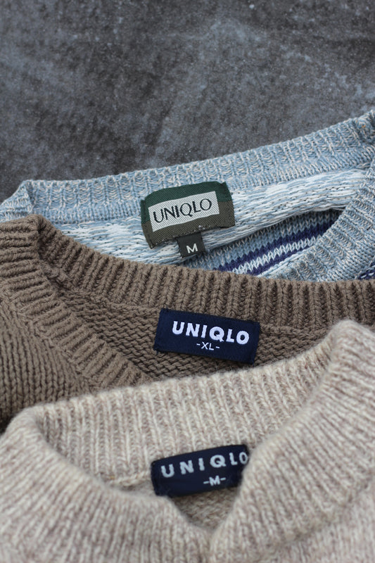 Old Uniqlo Knitwear x3点