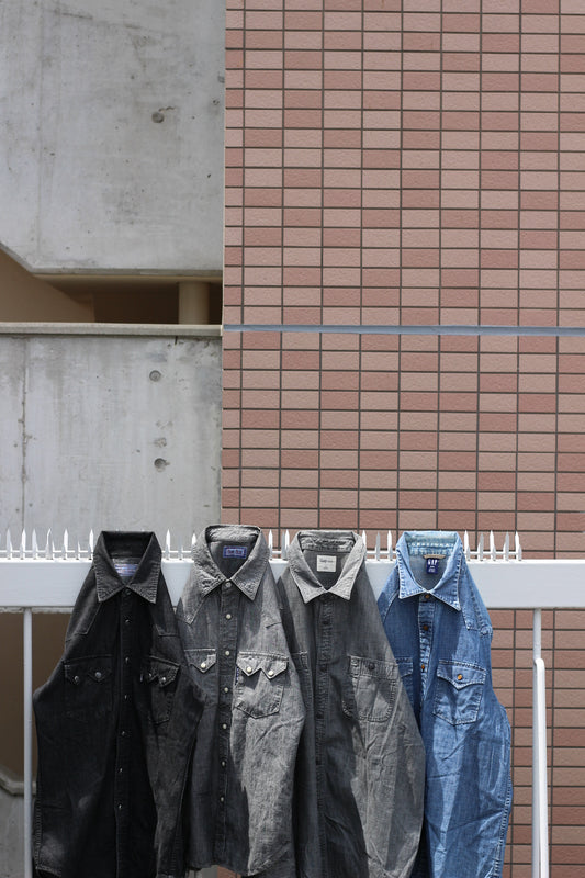 Denim Western Shirt x4点