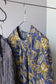 Vintage Blue Design Short Sleeve One-Piece x10点