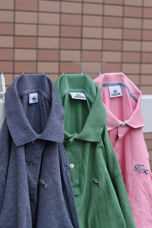 Lacoste Long Sleeve Polo Shirt x3点