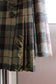 Vintage Gray Brown Check Skirt x2点